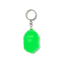 BAPE Ape Head Reflective Keychain Green