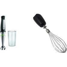Braun MultiQuick 7 MQ 7000X Hand Blender  Hand Blender with Removable Stainless Steel Mixing Base with ActiveBlade Technology, Black & Whisk Attachment MQ 10  Hand Blender Access