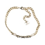 Chanel Metal Necklace Gold/Black/White