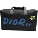 Dior x Kaws Duffle Blue Logo Black