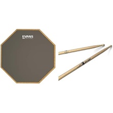 RealFeel by Evans Practice Pad + ProMark Hickory 5A Drum Stick