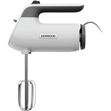 Kenwood QuickMix+ HMP50.000WH Hand Mixer - Hand Mixer with Variable Speed and Pulse Function, Includes Stainless Steel Dough Hook and Whisk for Baking and Cooking, 650 Watt, White