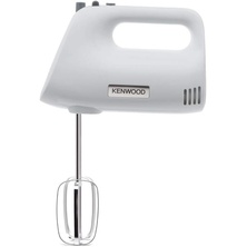 Kenwood QuickMix HMP30.A0WH Hand Mixer with 5 Speeds and Turbo Function, Includes Stainless Steel Dough Hook and Whisk for Baking and Cooking, 450 Watt, White
