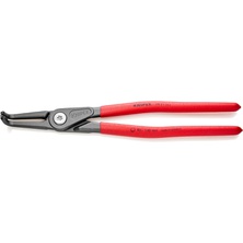 Knipex Precision Circlip Pliers for Inner Rings, holes with Non-Slip plastic coated 305 MM 48 21 J41 grey atramentized