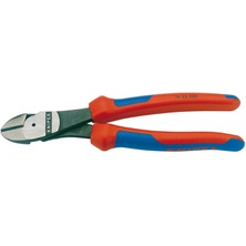 Draper Expert Knipex 78428200mm High-Leverage Diagonal Side Cutters with 12-Degree Head