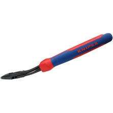 Knipex 7422250Sba 10-Inch High Leverage Angled Diagonal CuttersComfort Grip