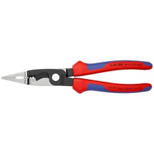 Knipex Electrical Installation Pliers Black Atramenated with Multi-Component Sleeves 200 mm (SB Card/Blister) 13 82 200 SB