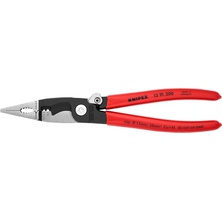 Knipex 13 91 200 SB Electrical Installation Pliers with Plastic Coating 200 mm Black