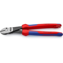 Knipex 74 22 250 T Heavy Duty Side Cutters with Multi-Component Sleeves with Attachment Eyelet for Attaching a Fall Protection 250 mm