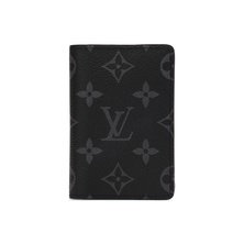 Louis Vuitton Pocket Organizer Monogram Eclipse NM Grey