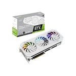 NVIDIA ASUS ROG STRIX GeForce RTX 3080 10G OC LHR Graphics Card (ROG-STRIX-RTX3080-O10G-WHITE-V2) White V2