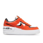 Wmns Air Force 1 Shadow Cracked Leather - Rush Orange
