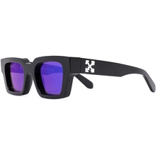 OFF-WHITE Virgil Rectangle Frame (15cm) Sunglasses Black/White/Blue