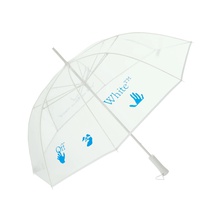 OFF-WHITE Long See Thru Umbrella White/Blue