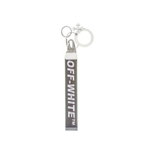 OFF-WHITE Rubber Industrial Keychain Black