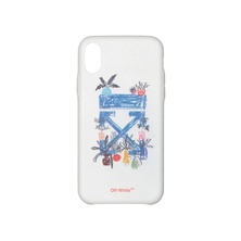 OFF-WHITE Arrow iPhone X Case White/Blue