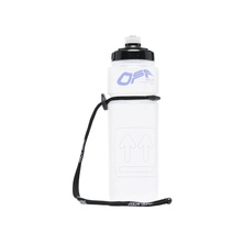 Off-White Logo Print Water Bottle Clear/Purple