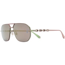 Off-White Wright Aviator Sunglasses Scarabeo Green/Gold