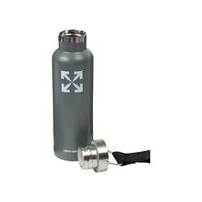 OFF-WHITE Thermos Water Bottle Silver