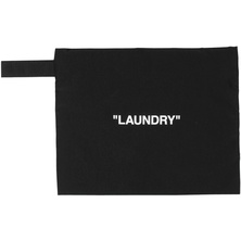 OFF-WHITE Laundry Pouch Black/White