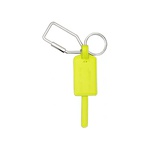 OFF-WHITE Tag Keychain (SS19) Yellow
