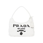 Prada Re-Edition 2000 Terry Mini Bag White/Black