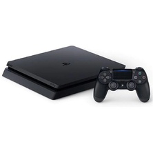 Sony PS4 PlayStation 4 Slim 1TB Console 3 Game Bundle Jet Black (CUH-2215B) US Plug
