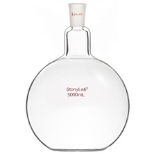 stonylab 50 ml Glass One-Neck Flat Bottle with 24/40 Standard Taper Outer Joint (5L)