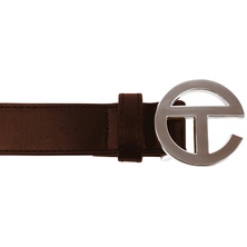 Telfar Logo Belt Chocolate