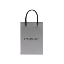 Balenciaga Shopping Phone Holder Grey