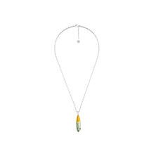 Dior And Shawn Surfboard Pendant Necklace Yellow/Green