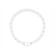 Dior x Daniel Arsham Matte-Finish Chain Necklace White