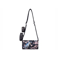 Dior x Sorayama Messenger Bag Plugs In Oblique Safari Nylon Blue