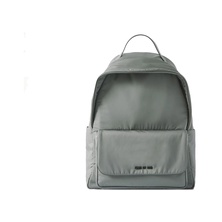 Fear of God Mr. Porter Exclusive Logo-Appliqued Leather-Trimmed Shell Backpack Gray
