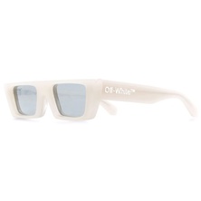 OFF-WHITE Marfa Rectangle Frame Sunglasses Beige