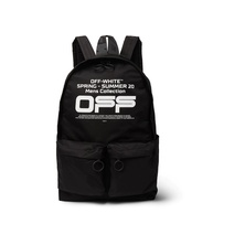 OFF-WHITE Shell Logo Backpack Black