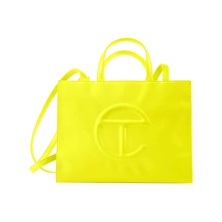 Telfar Shopping Bag Medium Highlighter Yellow