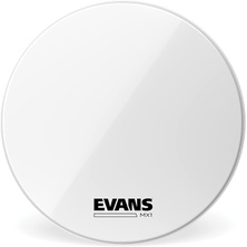 Evans Marching BD20MX1W Base Drumhead with 0.254 mm Damping Ring 50.8 cm (20 Inches)