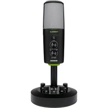 Mackie Chromium USB Studio Microphone Metal Housing Stand with Cable EM Chromium Black